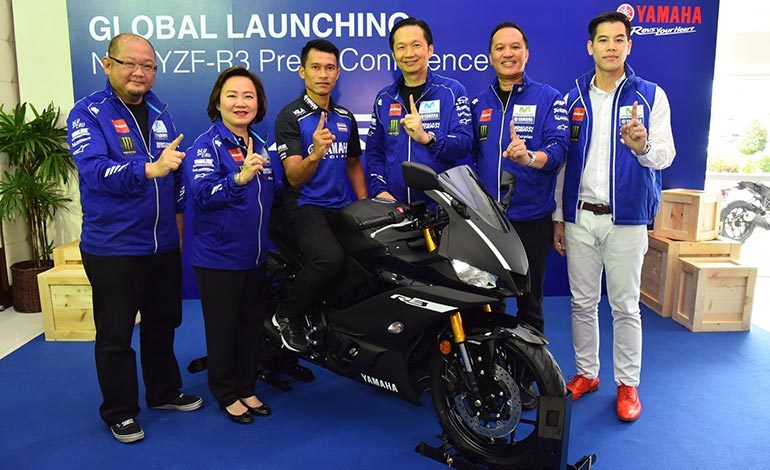 ยามาฮ่าเปิดตัว New YZF-R3 พร้อมกันทั่วโลกอย่างยิ่งใหญ่